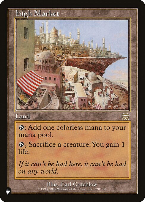 High Market (MMQ-320) [The List]