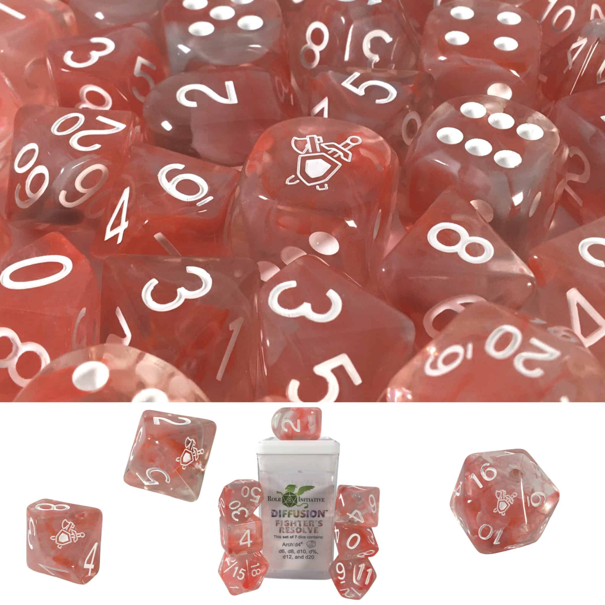 Role 4 Initiative Diffusion Fighter's Resolve Set of 7 image 0