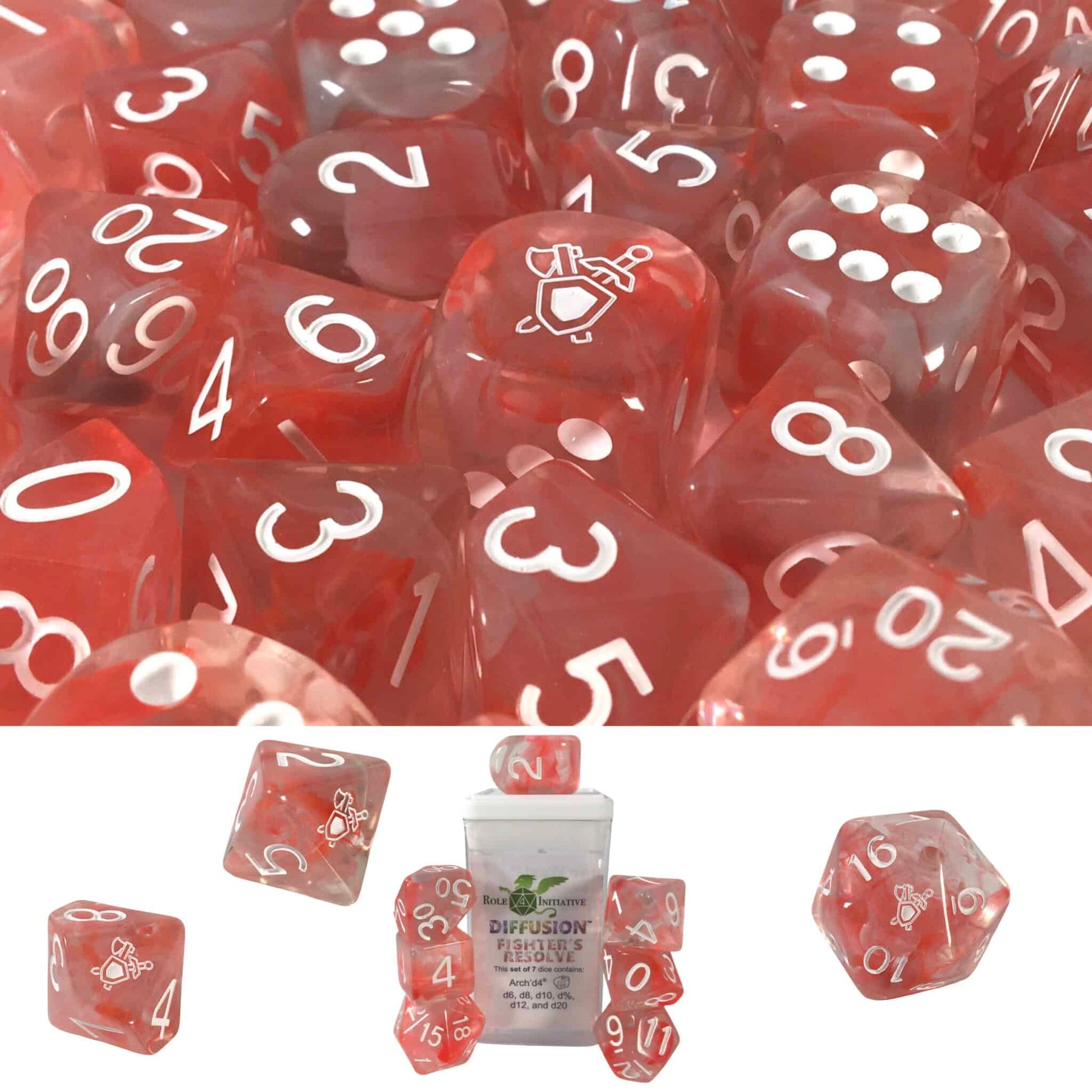 Role 4 Initiative Diffusion Fighter's Resolve Set of 7 image 0