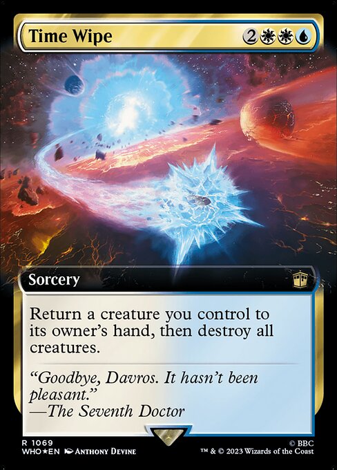 Time Wipe (1069) [Doctor Who] [Extended Art]