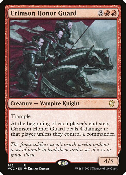 Crimson Honor Guard (145) [Crimson Vow Commander]
