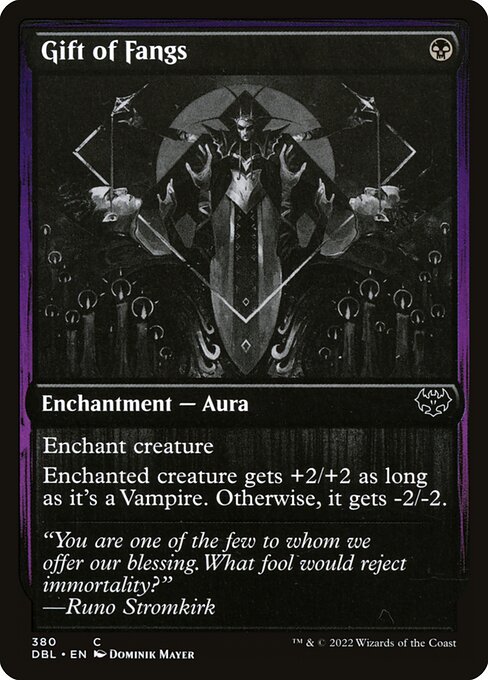 Gift of Fangs (380) [Innistrad: Double Feature]