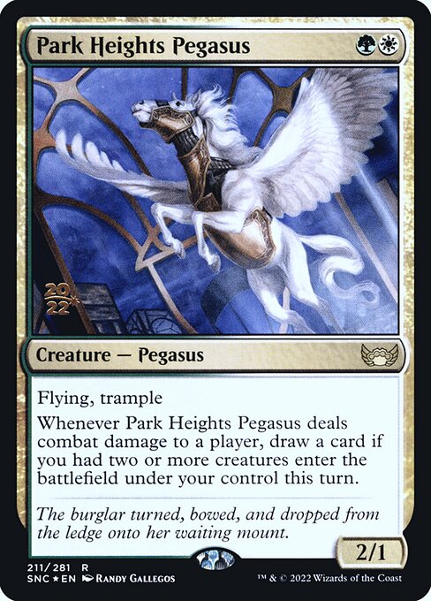 Park Heights Pegasus (211s) [Streets of New Capenna Promos]
