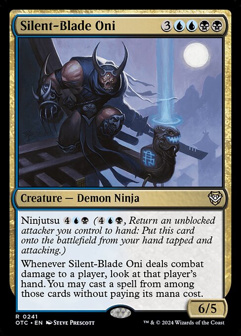 Silent-Blade Oni (241) [Outlaws of Thunder Junction Commander]