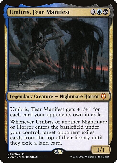 Umbris, Fear Manifest (38) [Crimson Vow Commander]