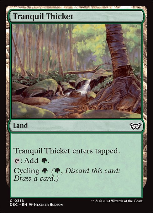 Tranquil Thicket (318) [Duskmourn: House of Horror Commander]