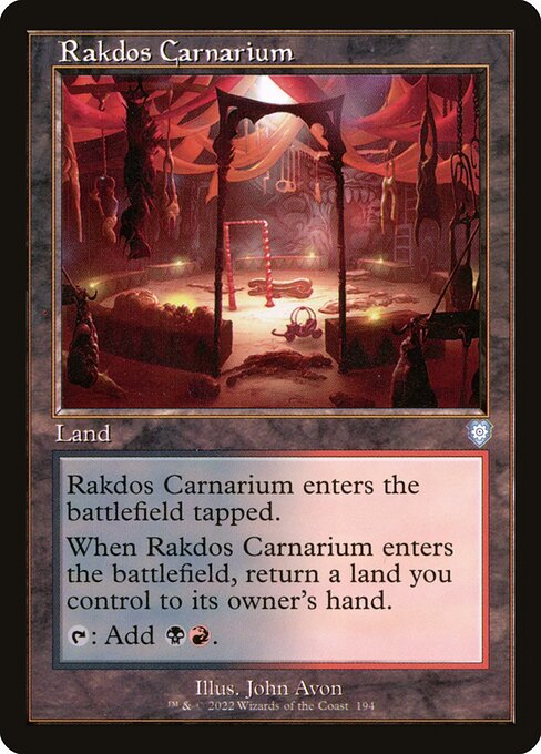 Rakdos Carnarium (194) [The Brothers' War Commander]