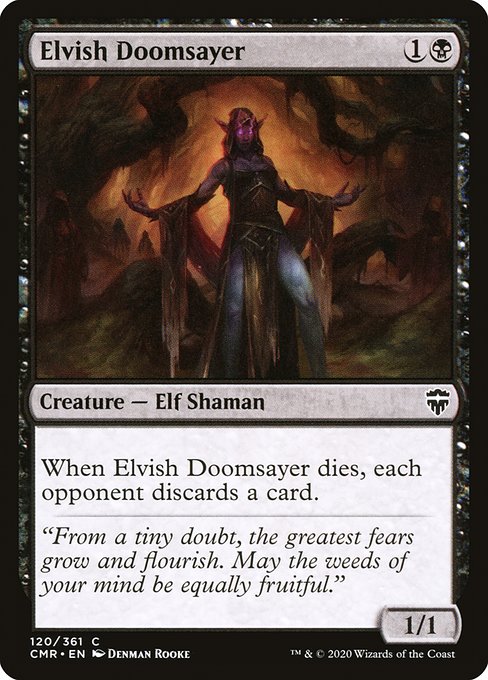 Elvish Doomsayer (120) [Commander Legends]