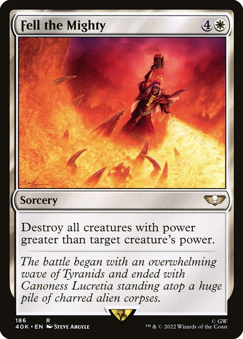 Fell the Mighty (186) [Warhammer 40,000 Commander]