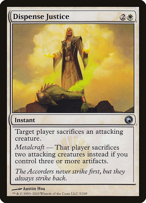 Dispense Justice (5) [Scars of Mirrodin]