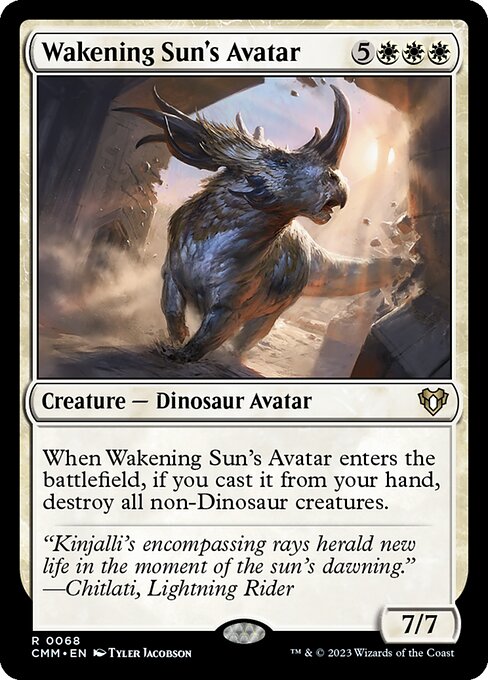 Wakening Sun's Avatar (68) [Commander Masters]