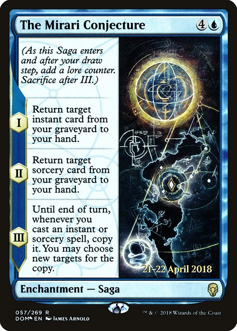The Mirari Conjecture (57s) [Dominaria Promos]