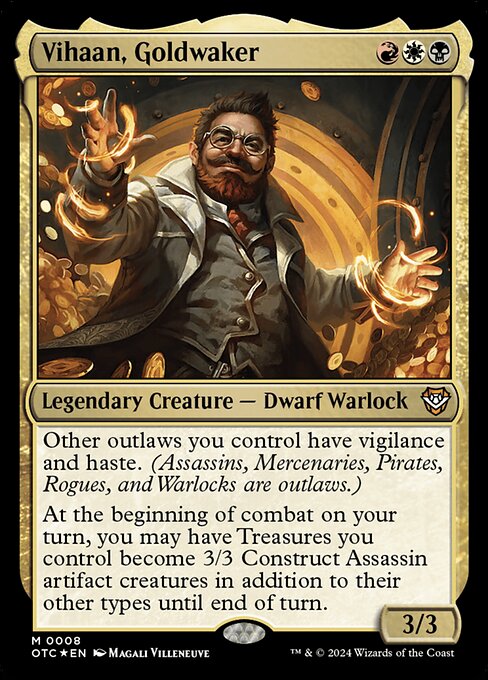 Vihaan, Goldwaker (8) [Outlaws of Thunder Junction Commander]