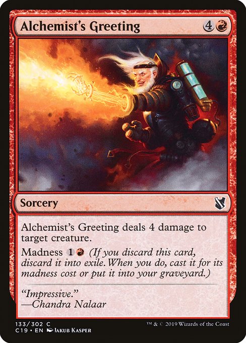 Alchemist's Greeting (133) [Commander 2019]
