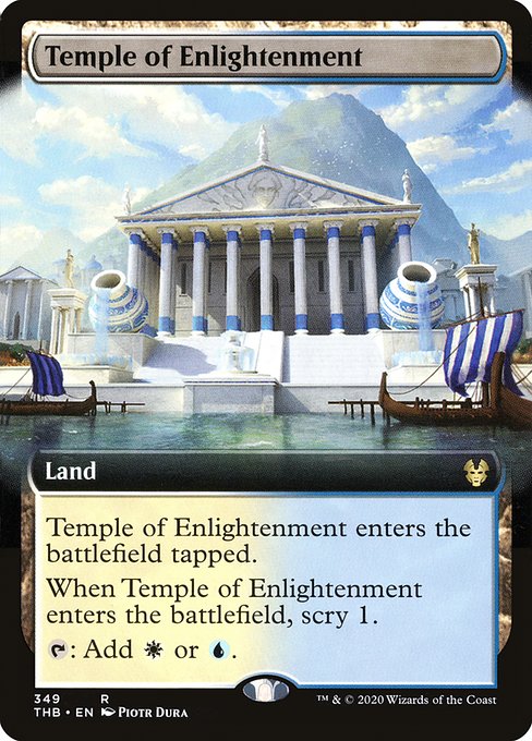 Temple of Enlightenment (349) [Theros Beyond Death] [Extended Art]