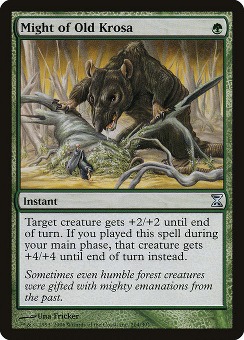 Might of Old Krosa (204) [Time Spiral]