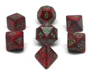 CHX25304 Strawberry Speckled Poly 7PC Set image 0