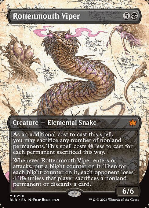 Rottenmouth Viper (290) [Bloomburrow]