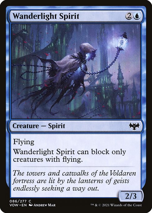 Wanderlight Spirit (86) [Innistrad: Crimson Vow]