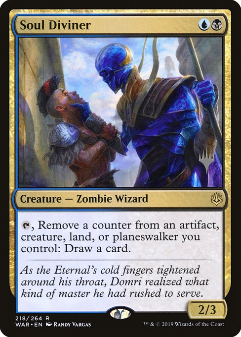 Soul Diviner (218p) [War of the Spark Promos]