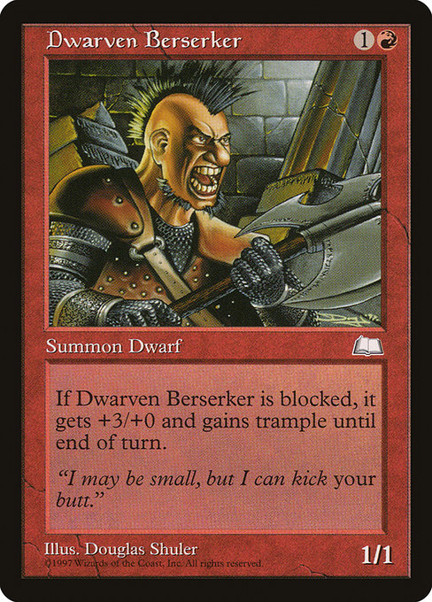 Dwarven Berserker (97) [Weatherlight]
