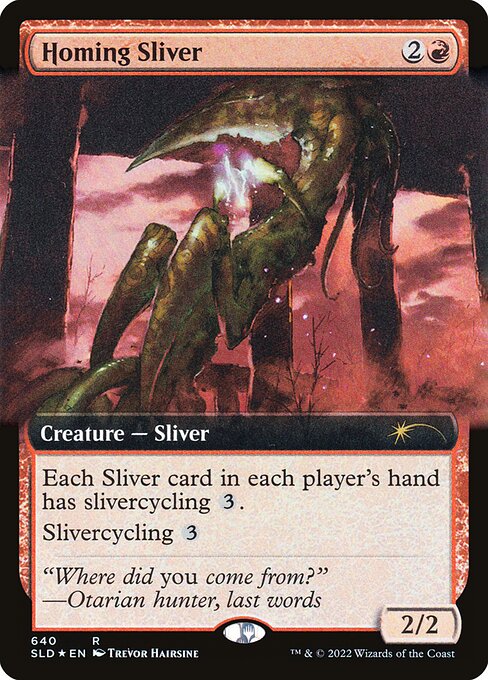 Homing Sliver (640) [Secret Lair Drop] [Extended Art]