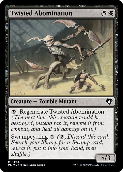 Twisted Abomination (194) [Commander Masters]