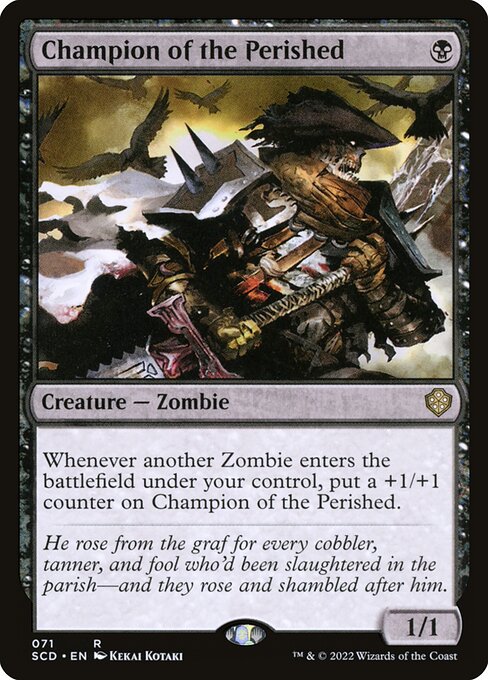 Champion of the Perished (71) [Starter Commander Decks]