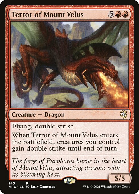 Terror of Mount Velus (145) [Forgotten Realms Commander]