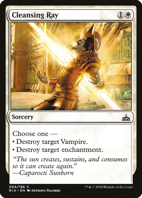 Cleansing Ray (4) [Rivals of Ixalan]