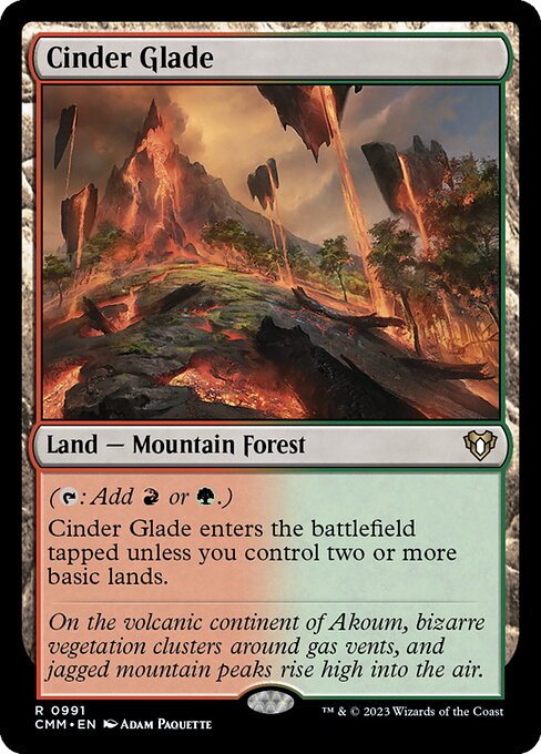 Cinder Glade (991) [Commander Masters]