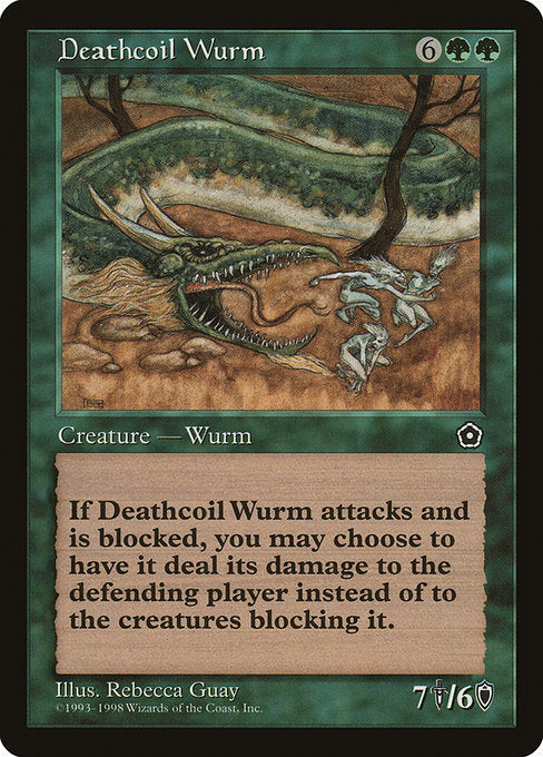 Deathcoil Wurm (125) [Portal Second Age]