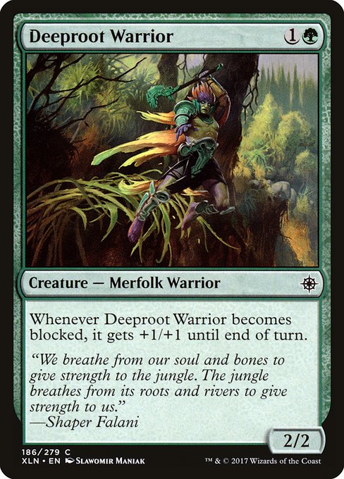 Deeproot Warrior (186) [Ixalan]