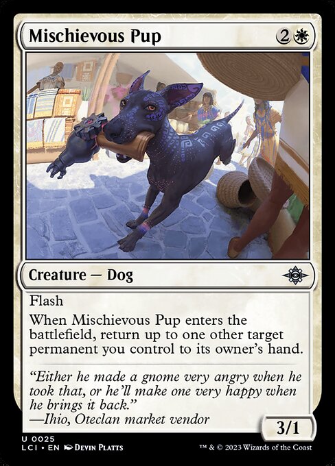 Mischievous Pup (25) [The Lost Caverns of Ixalan]