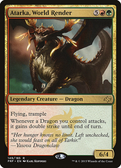 Atarka, World Render (149) [Fate Reforged]