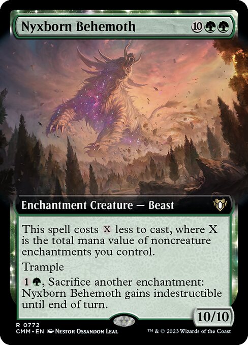 Nyxborn Behemoth (772) [Commander Masters] [Extended Art]