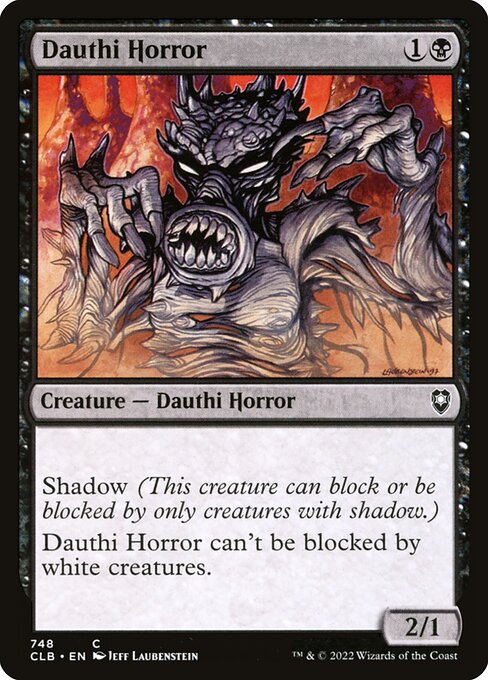 Dauthi Horror (748) [Commander Legends: Battle for Baldur's Gate]