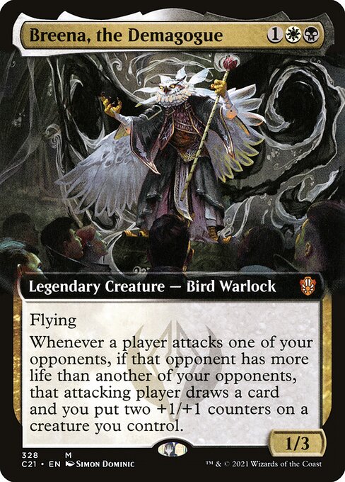 Breena, the Demagogue (328) [Commander 2021] [Extended Art]