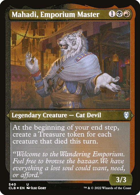 Mahadi, Emporium Master (540) [Commander Legends: Battle for Baldur's Gate]