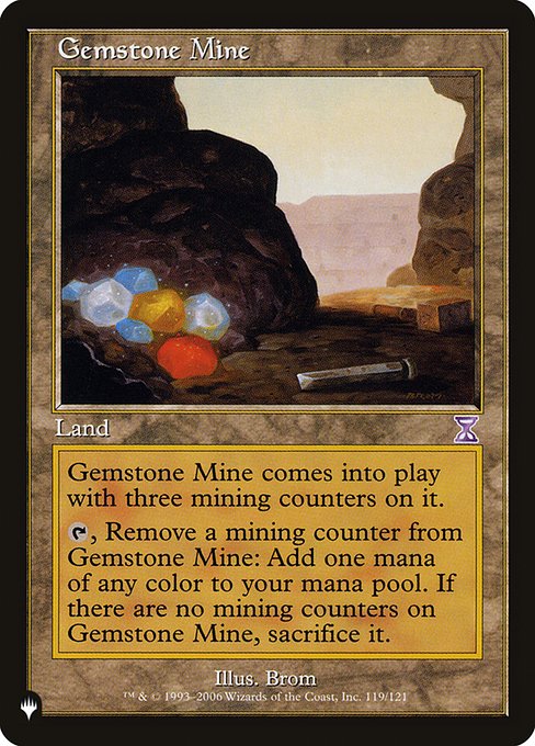 Gemstone Mine (TSB-119) [The List]