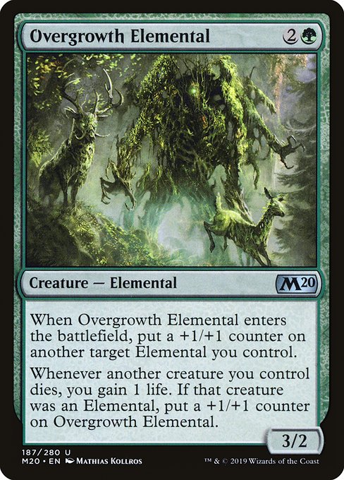 Overgrowth Elemental (187) [Core Set 2020]