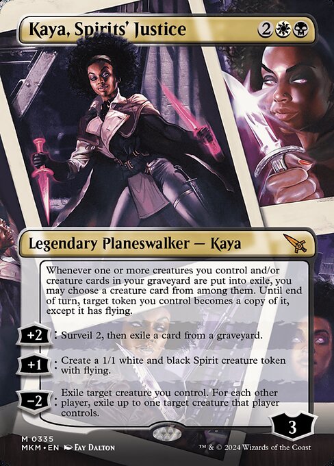 Kaya, Spirits' Justice (335) [Murders at Karlov Manor] [Borderless]