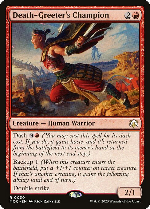 Death-Greeter's Champion (30) [March of the Machine Commander]