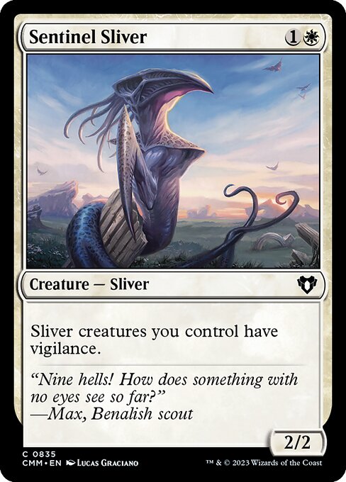 Sentinel Sliver (835) [Commander Masters]