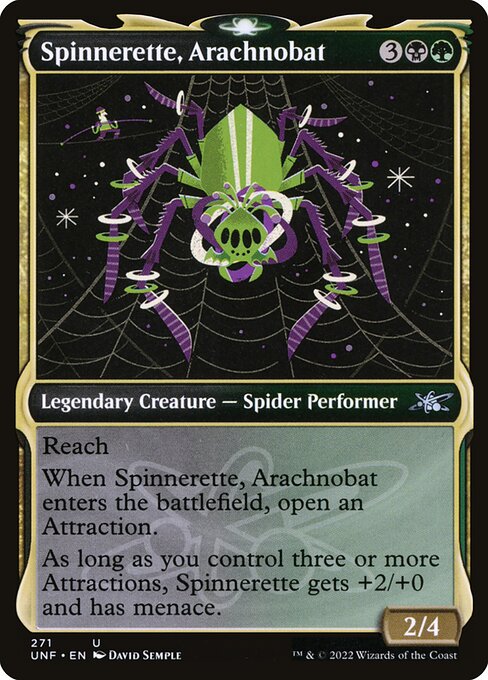 Spinnerette, Arachnobat (271) [Unfinity] [Showcase]