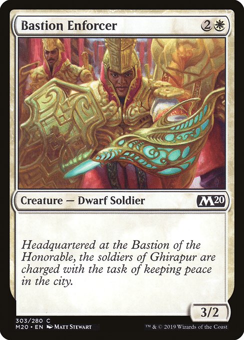 Bastion Enforcer (303) [Core Set 2020]