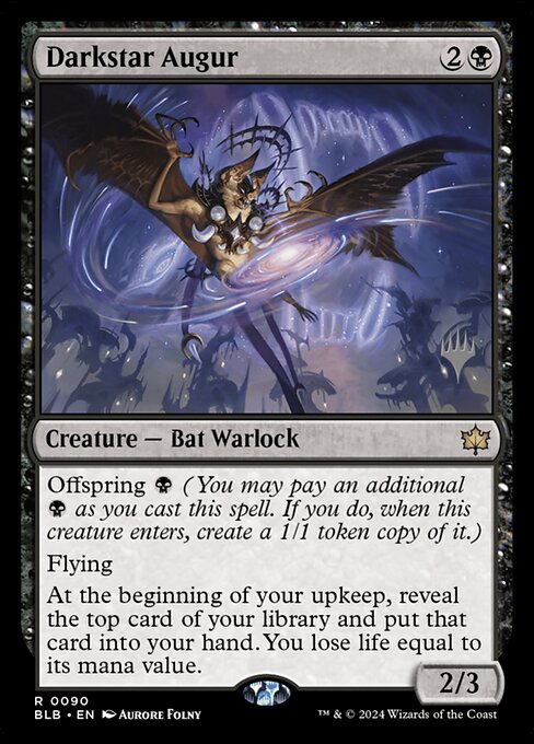 Darkstar Augur (90p) [Bloomburrow Promos]