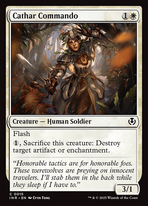 Cathar Commando (15) [Innistrad Remastered]