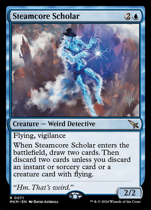Steamcore Scholar (71p) [Murders at Karlov Manor Promos]