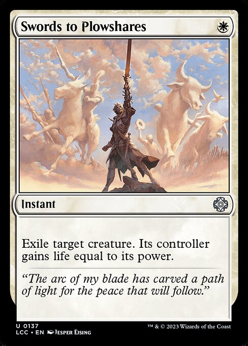 Swords to Plowshares (137) [The Lost Caverns of Ixalan Commander]